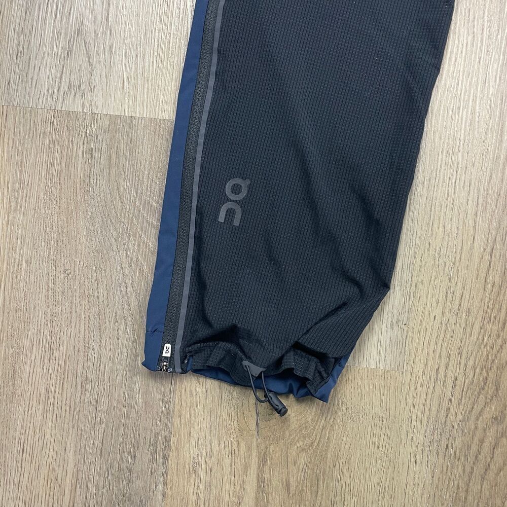 On Cloud Pants Mens Small Blue Running Track Zip Ankle Training Active - Picture 7 of 13